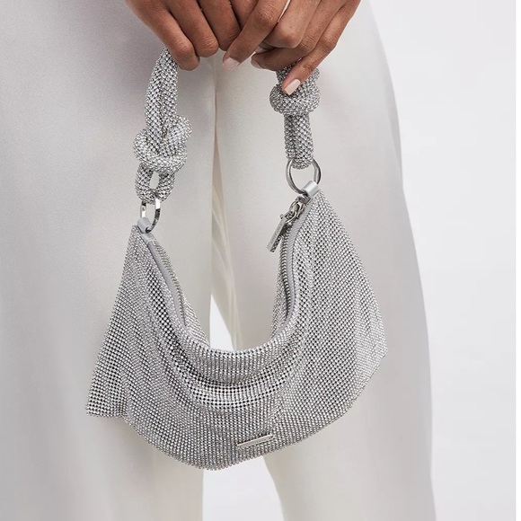 cult gaia hera nano rhinestone shoulder bag clear color - Picture 8 of 11